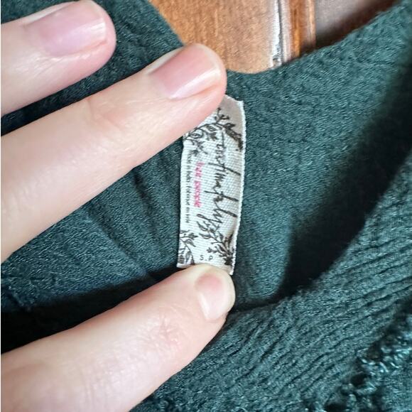 Free People Intimately Say it With a Layer Tank Tunic Teal Green S - Picture 6 of 12